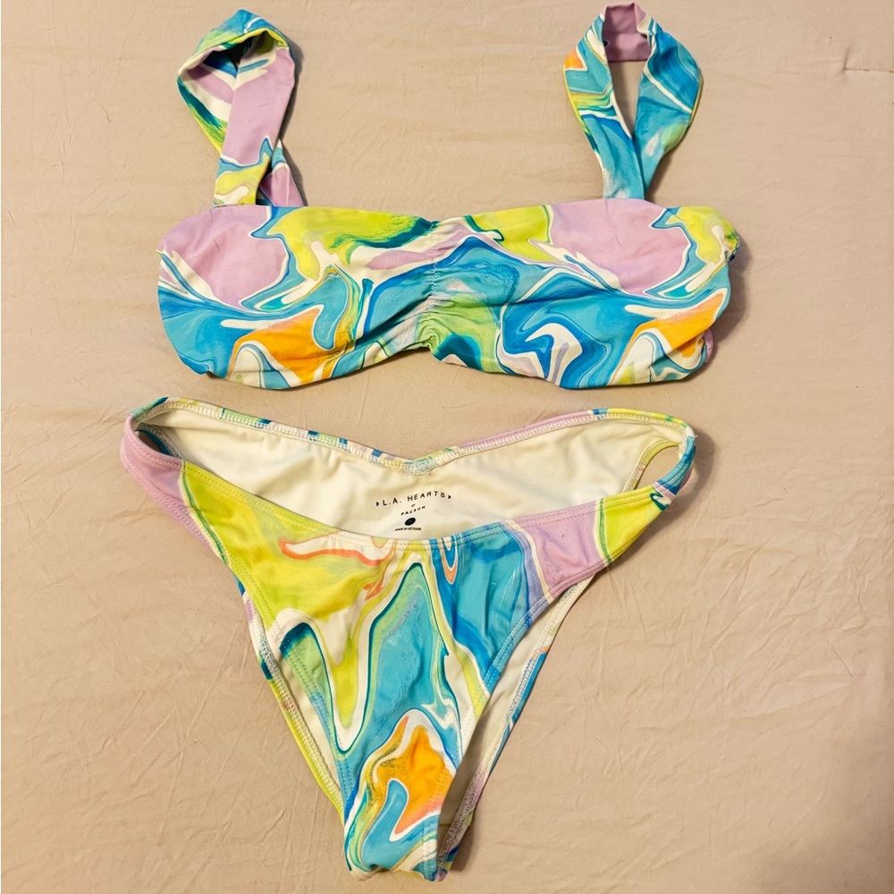 Colorful Swirl Pacsun Bikini Set